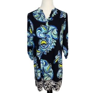 Kaari Blue Multicolored Dress Size 4